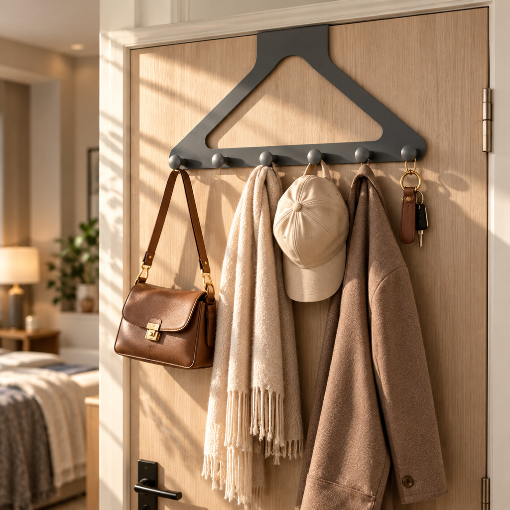 Punch-Free Behind Door Hanger