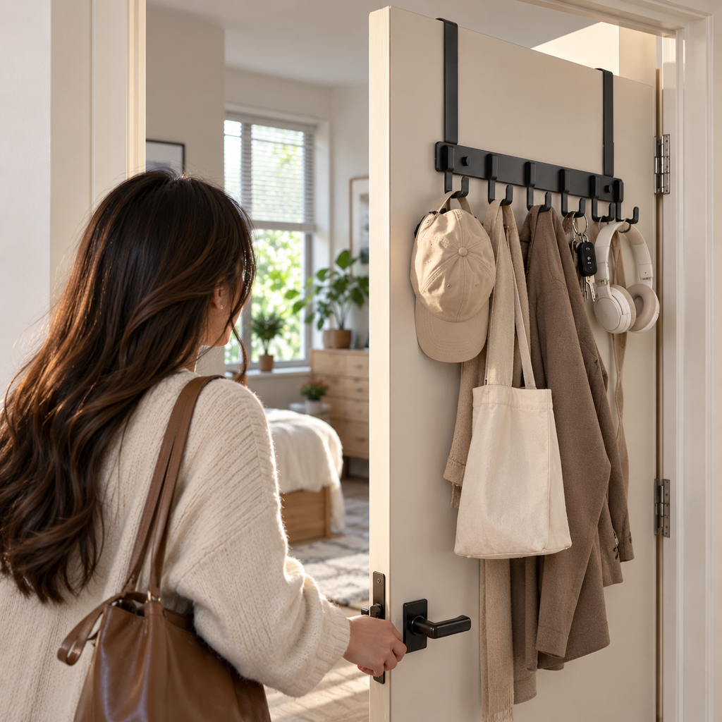 6-Hook Over Door Organizer